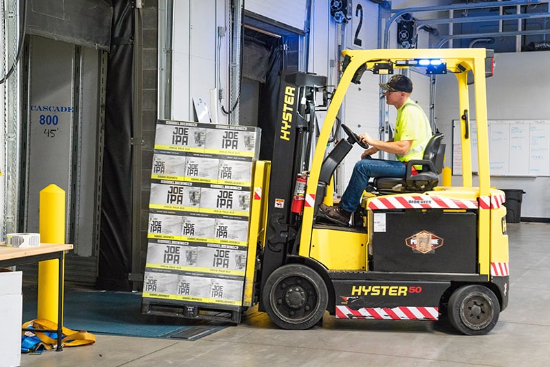 Forklift driver, one of many manufacturing second chance jobs