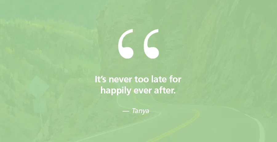 It’s never too late for ‘happily ever after.