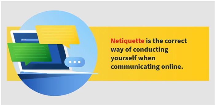 Norton infographic details what netiquette means