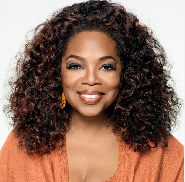 Headshot of Oprah Winfrey, successful woman who overcame cocaine use.
